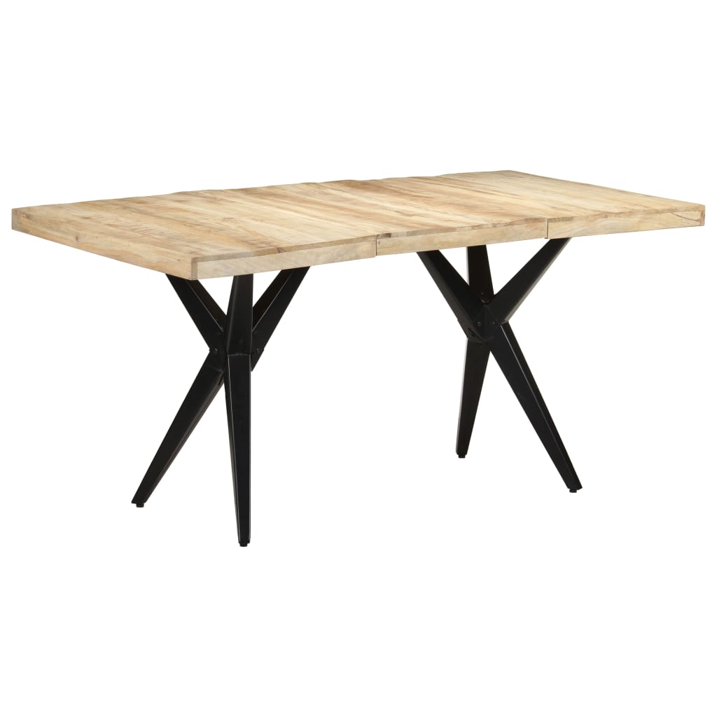 Blagovaonski stol 160 x 80 x 76 cm od grubog drva manga