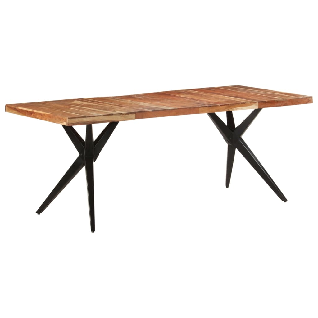 Blagovaonski stol 200 x 90 x 76 cm od masivnog drva bagrema