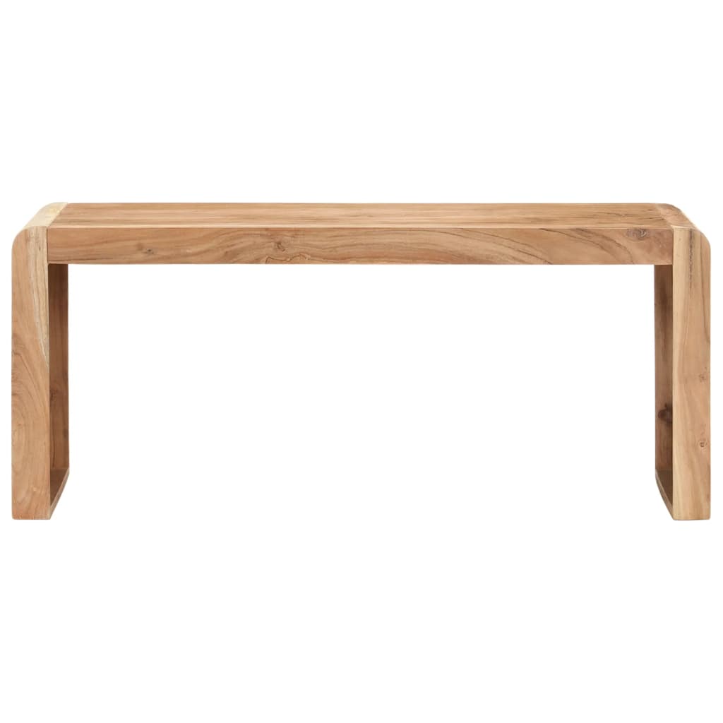Klupa od masivnog bagremovog drva 110 x 38 x 46 cm
