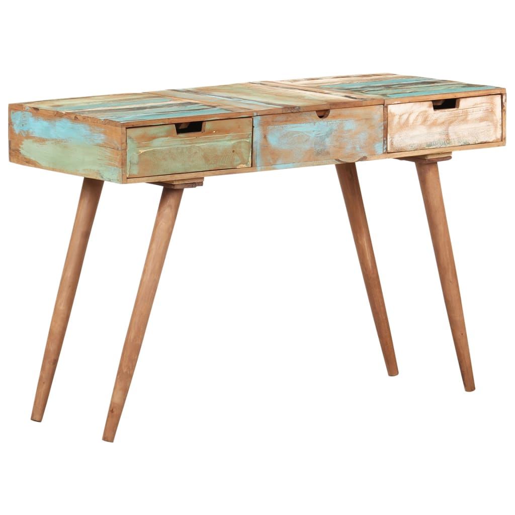 Toaletni stolić s ogledalom 112 x 45 x 76 cm obnovljeno drvo