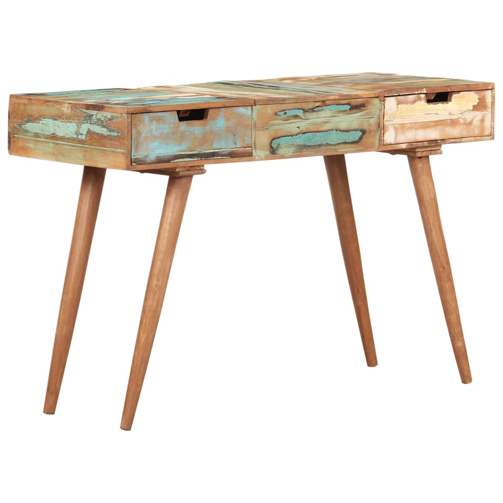 Toaletni stolić s ogledalom 112 x 45 x 76 cm obnovljeno drvo
