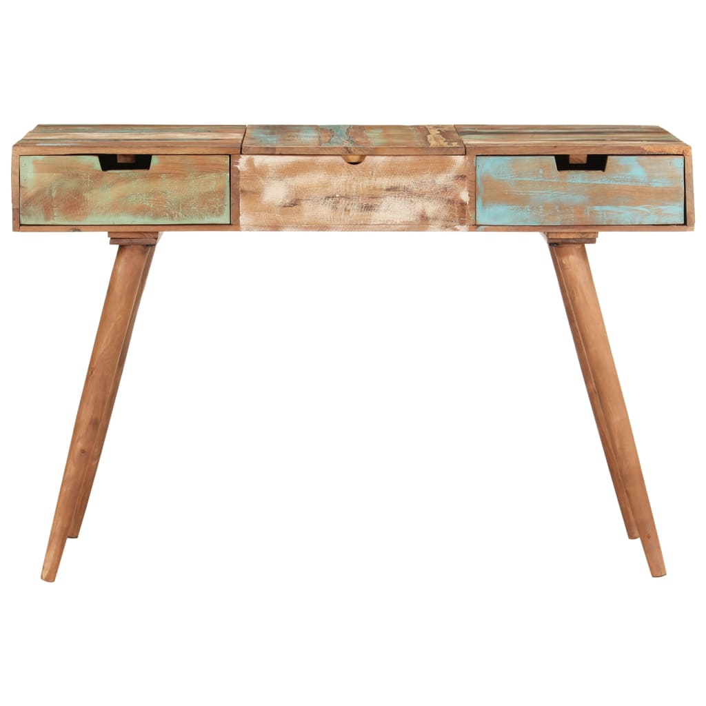 Toaletni stolić s ogledalom 112 x 45 x 76 cm obnovljeno drvo