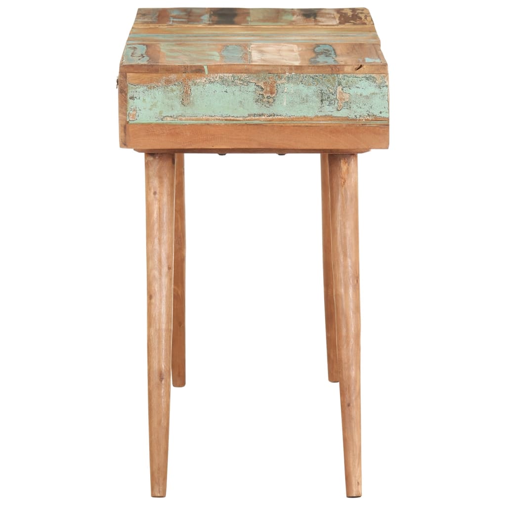Toaletni stolić s ogledalom 112 x 45 x 76 cm obnovljeno drvo