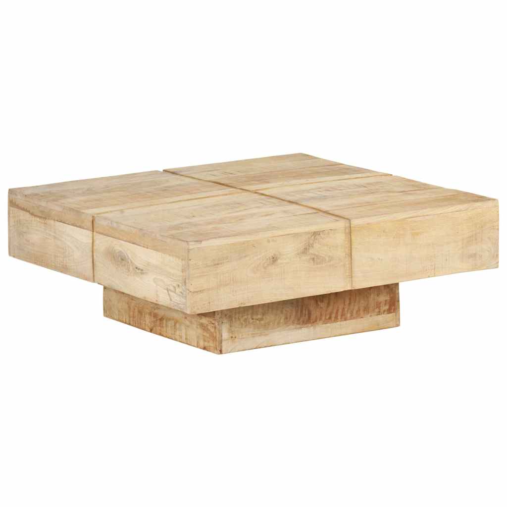 Stolić za kavu 80 x 80 x 28 cm od masivnog drva manga