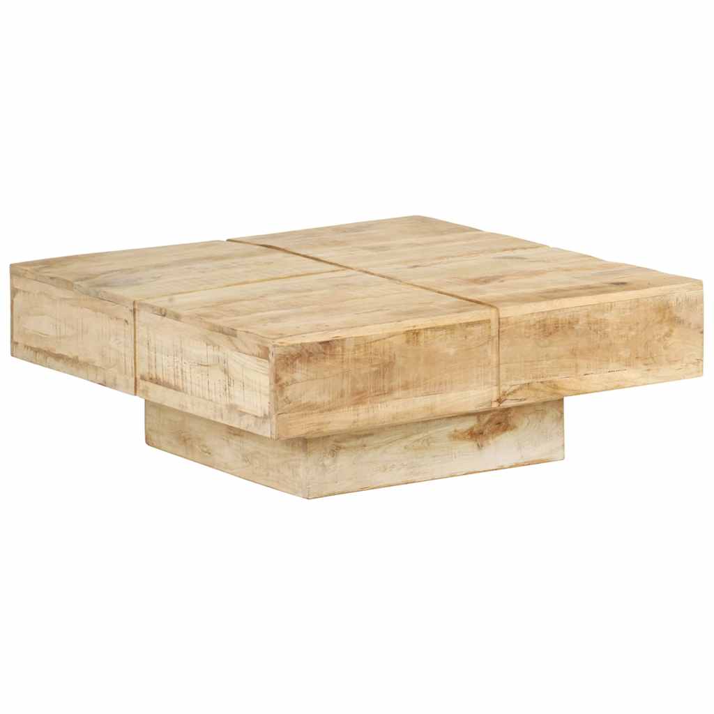 Stolić za kavu 80 x 80 x 28 cm od masivnog drva manga