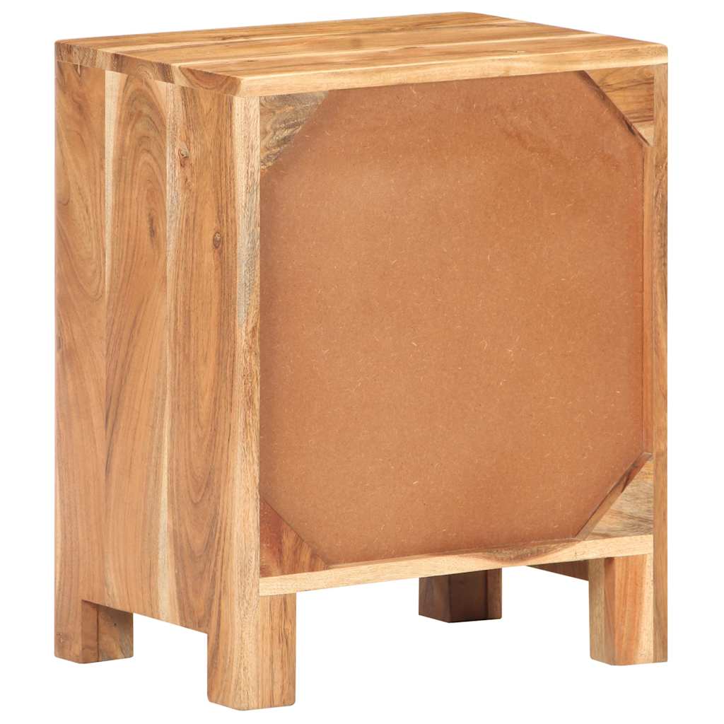 Noćni ormarić 40 x 30 x 50 cm od masivnog bagremovog drva