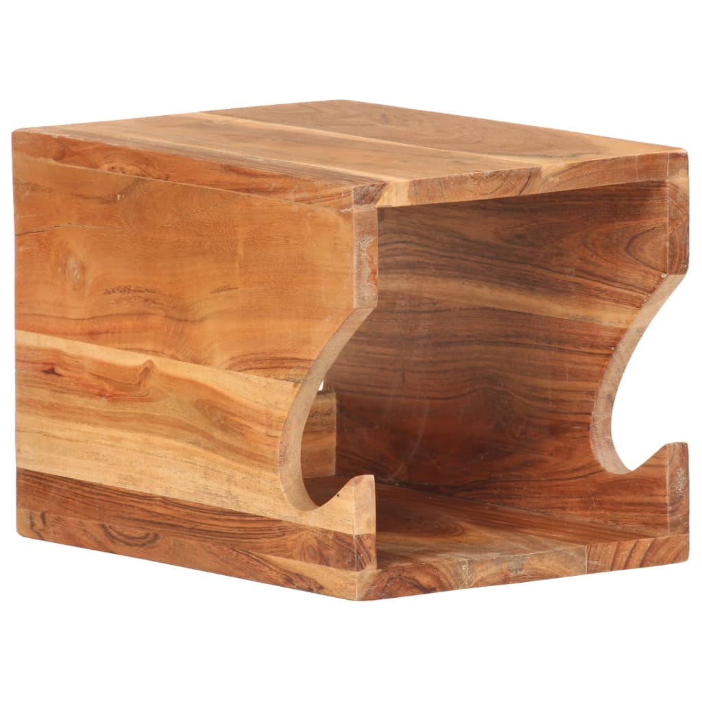 Zidni stalak za bicikl 35 x 25 x 25 cm masivno bagremovo drvo