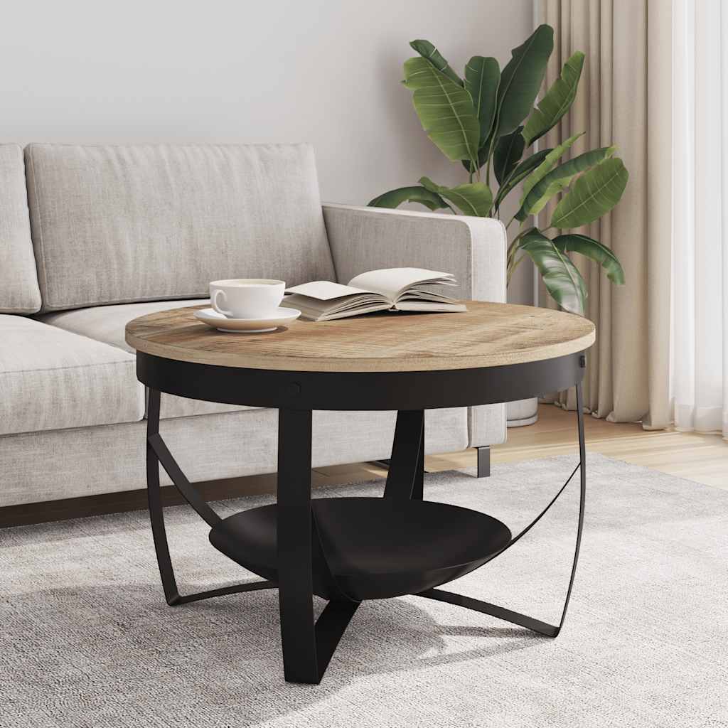Stolić za kavu Ø 68 x 43 cm od grubog drva manga