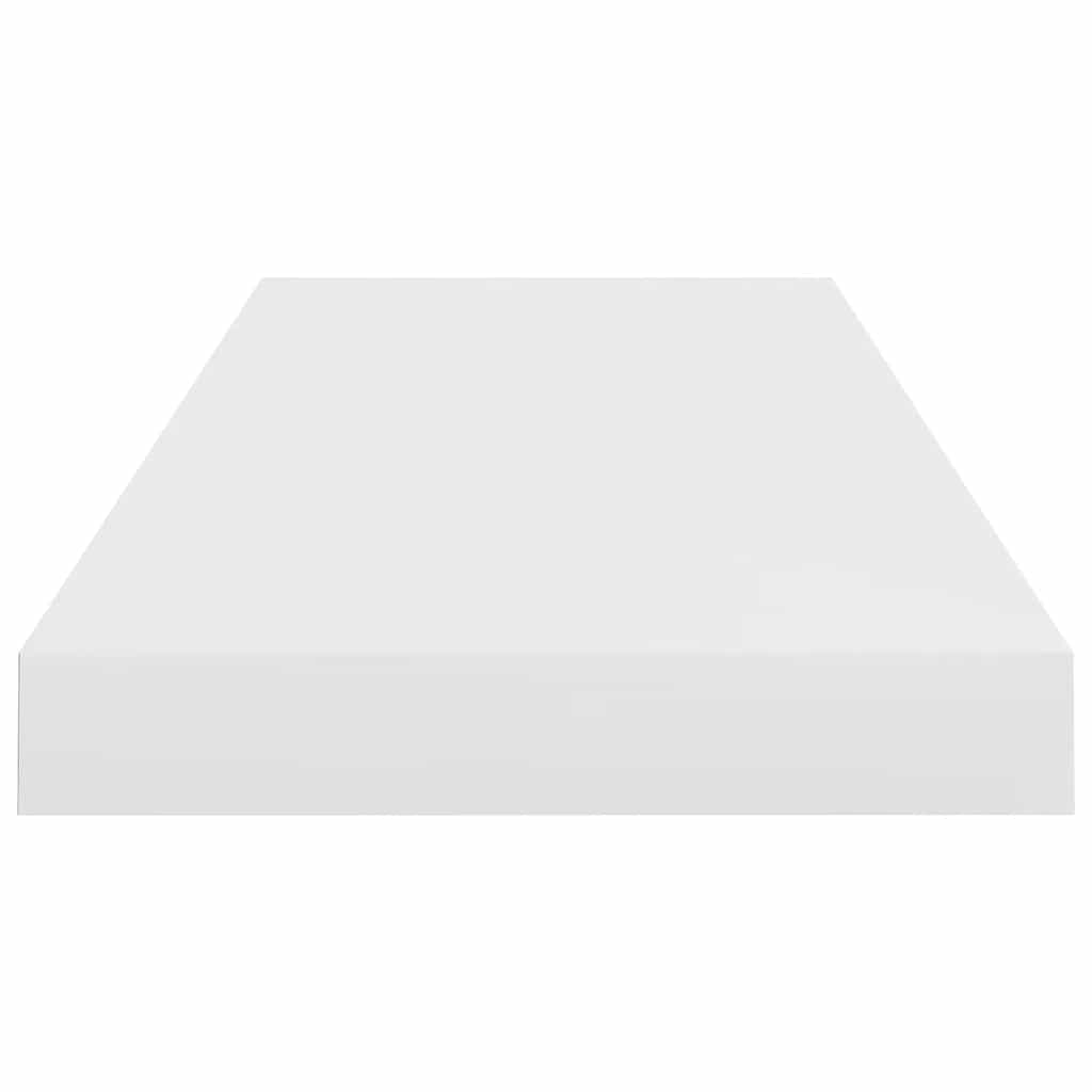 Plutajuća zidna polica visoki sjaj bijela 60x23,5x3,8 cm MDF