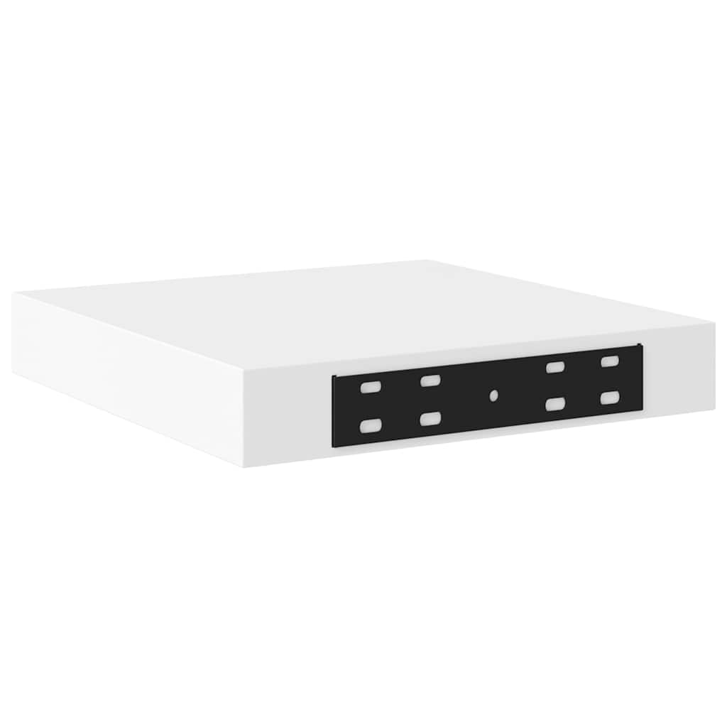 Plutajuće zidne police 4 kom bijele 23 x 23,5 x 3,8 cm MDF