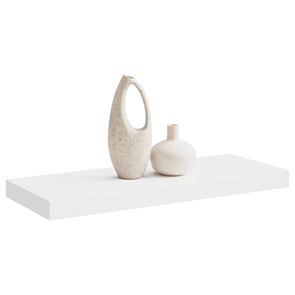 Plutajuća zidna polica bijela 60 x 23,5 x 3,8 cm MDF