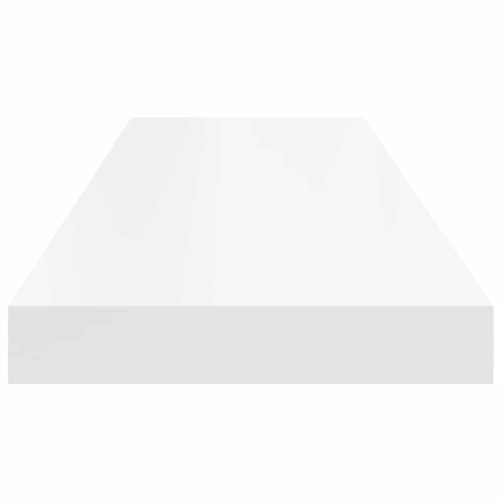 Plutajuće zidne police 4 kom bijele 80 x 23,5 x 3,8 cm MDF