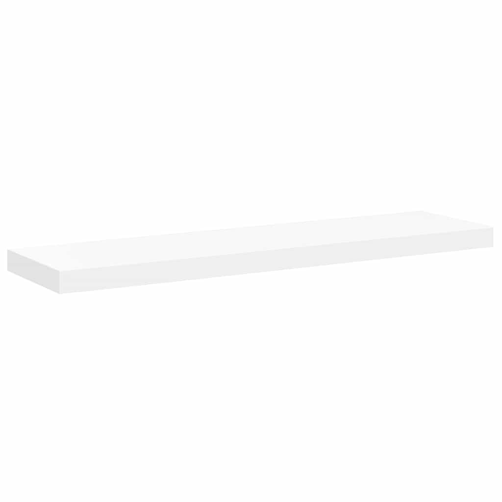 Plutajuća zidna polica bijela 90 x 23,5 x 3,8 cm MDF