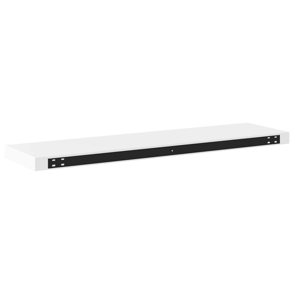 Plutajuće zidne police 4 kom bijele 90 x 23,5 x 3,8 cm MDF