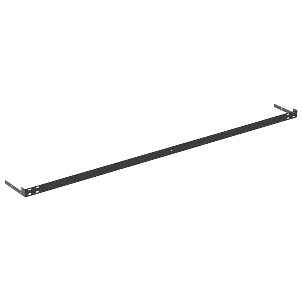 Plutajuće zidne police 2 kom bijele 120 x 23,5 x 3,8 cm MDF