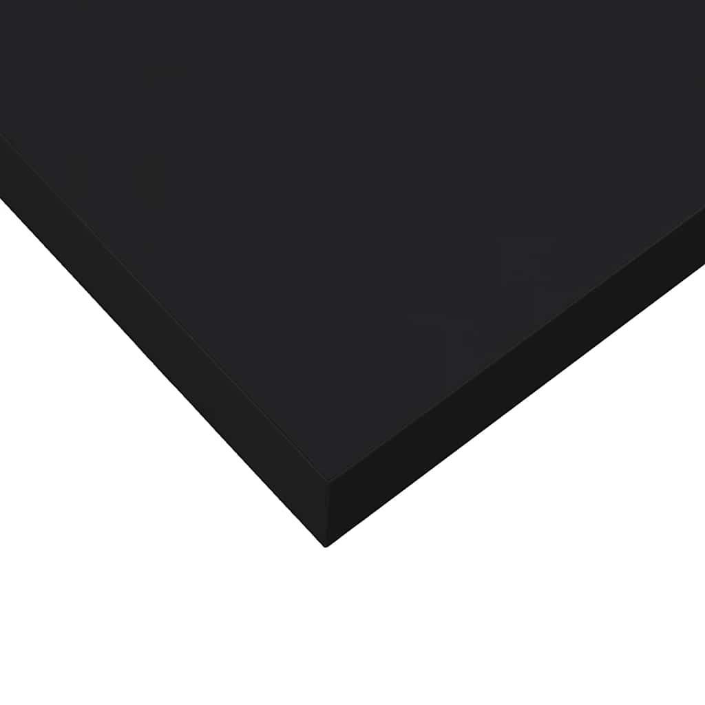 Plutajuća zidna polica crna 90 x 23,5 x 3,8 cm MDF