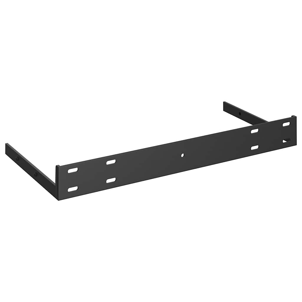 Plutajuća zidna polica siva 50 x 23 x 3,8 cm MDF