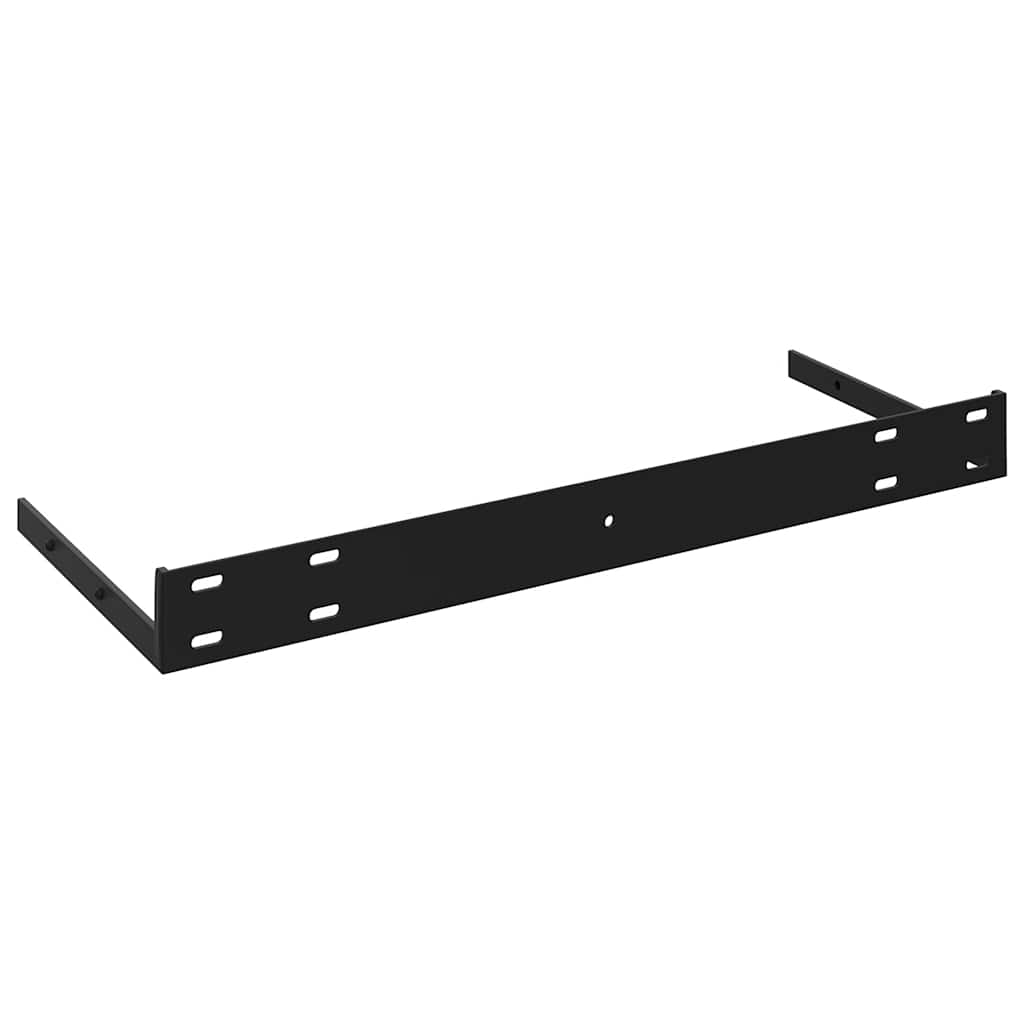 Plutajuće zidne police 4 kom sive 80 x 23,5 x 3,8 cm MDF