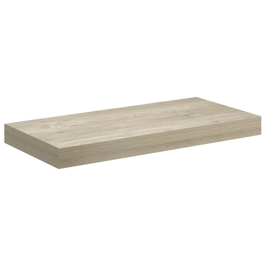Plutajuća zidna polica boja hrasta 50 x 23 x 3,8 cm MDF