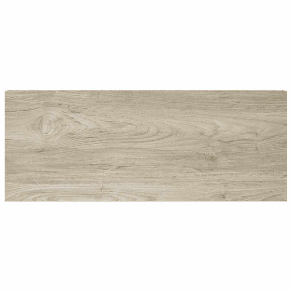 Plutajuće zidne police 4 kom boja hrasta 60 x 23,5 x 3,8 cm MDF