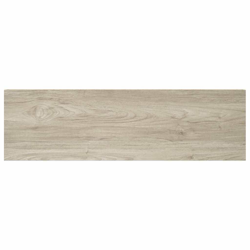 Plutajuća zidna polica boja hrasta 80 x 23,5 x 3,8 cm MDF