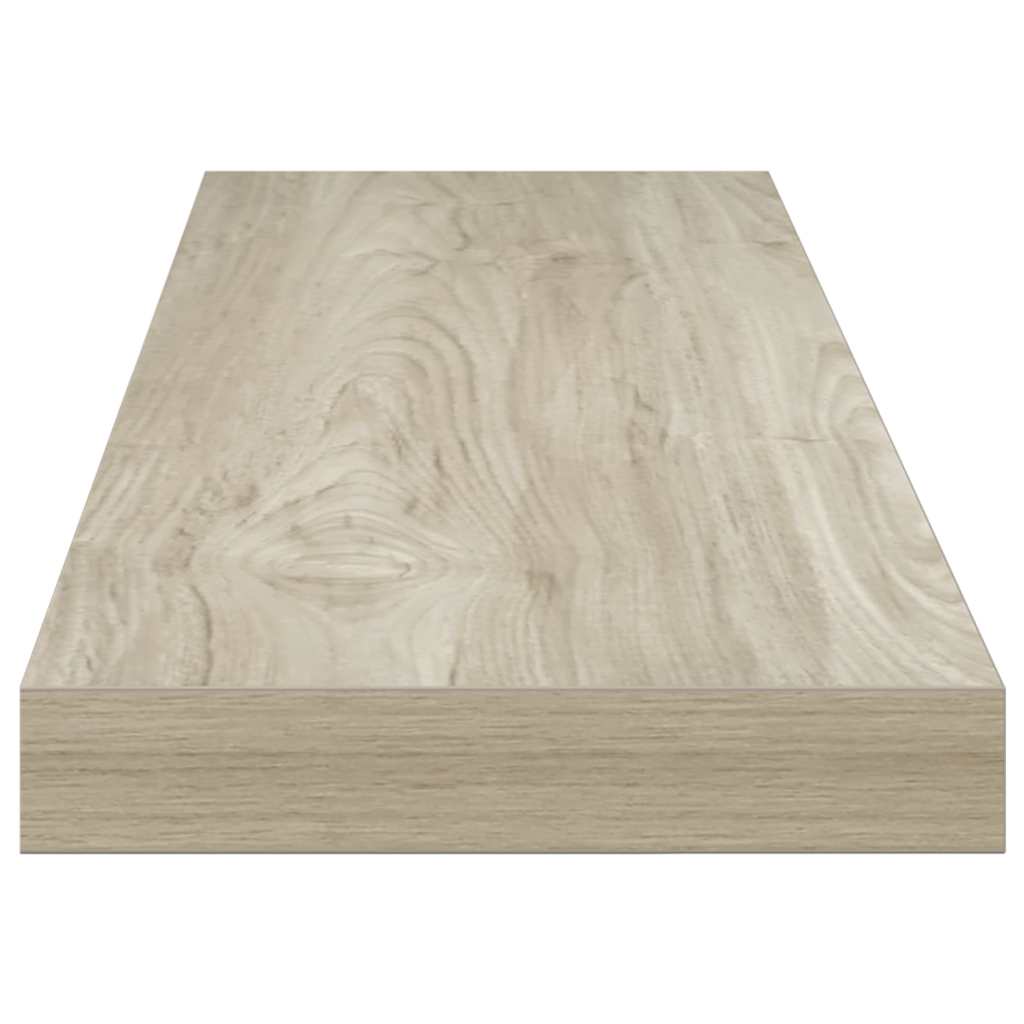 Plutajuća zidna polica boja hrasta 90 x 23,5 x 3,8 cm MDF