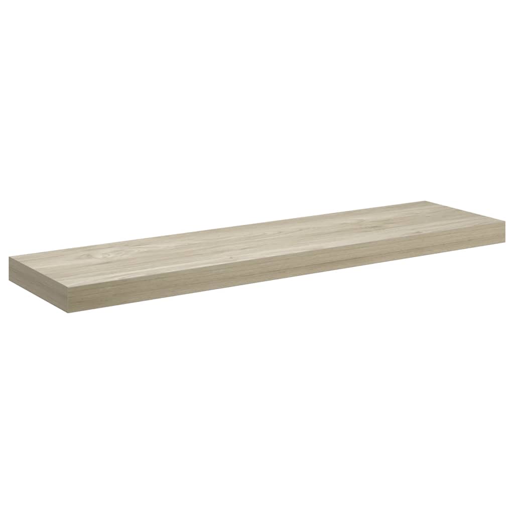 Plutajuće zidne police 4 kom boja hrasta 90 x 23,5 x 3,8 cm MDF