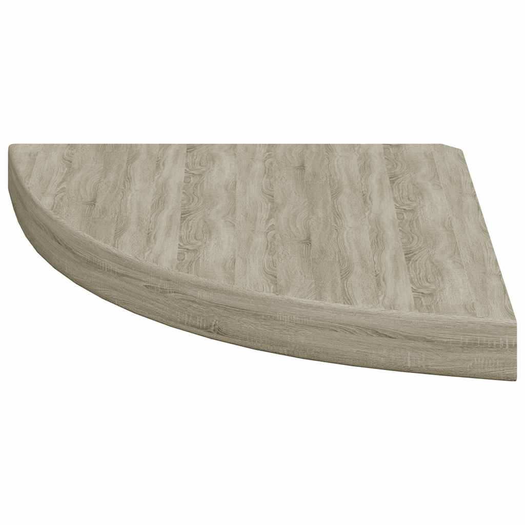 Plutajuća kutna polica boja hrasta 35 x 35 x 3,8 cm MDF