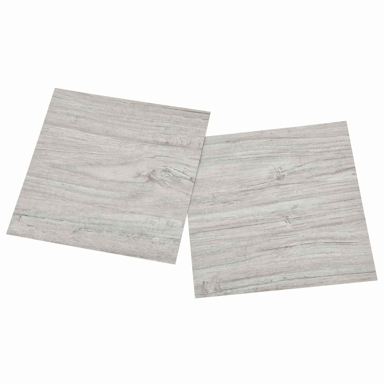 Podne daske 5,11 m² 55 pcs PVC Siva i drvo