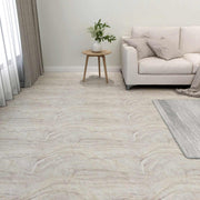 Podne daske 5,11 m² 55 pcs PVC Smeđa i bež