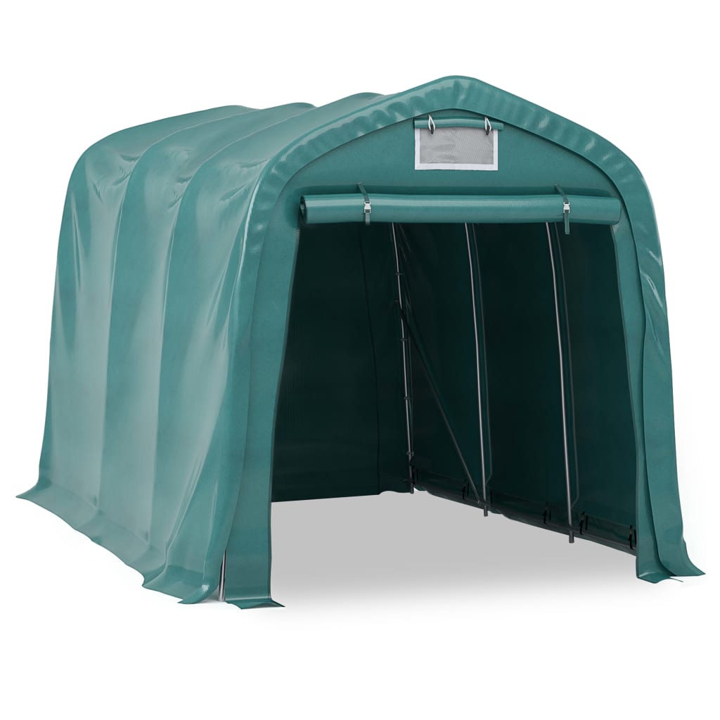 Garažni šator PVC 2,4 x 3,6 m zeleni
