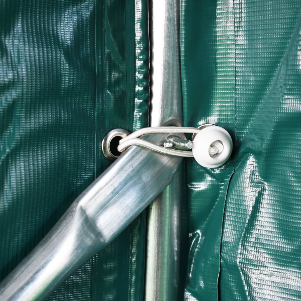 Garažni šator PVC 2,4 x 3,6 m zeleni