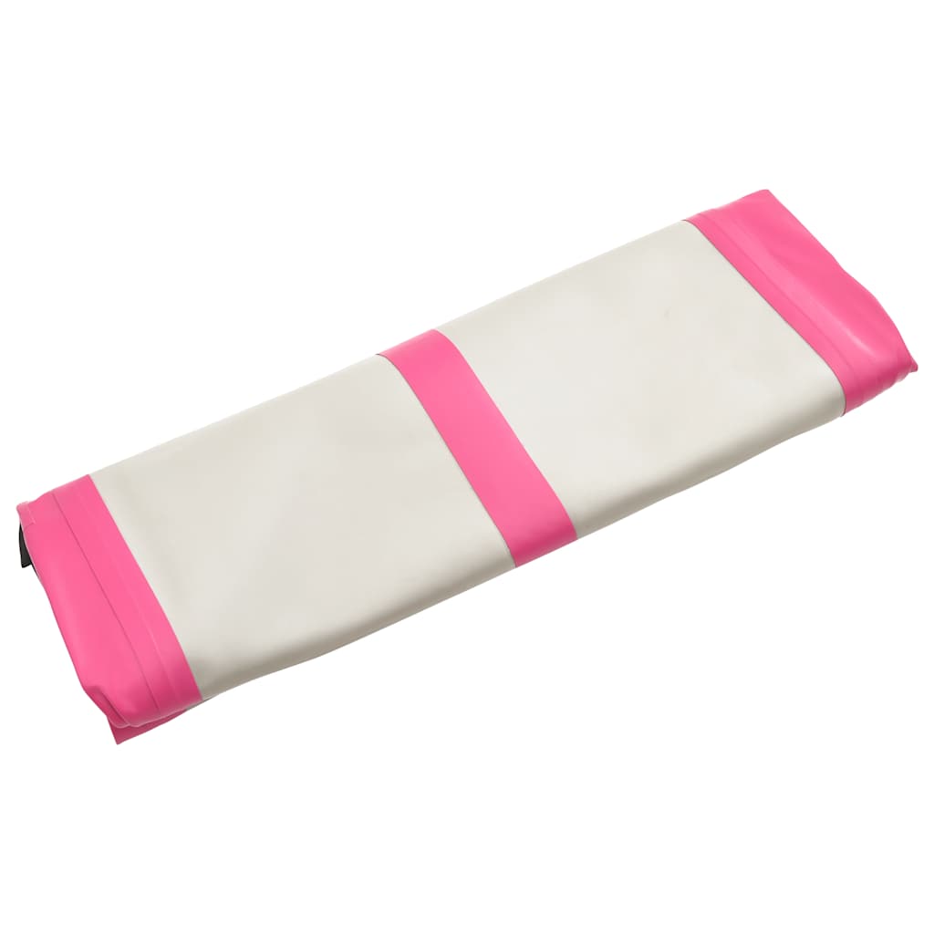 Strunjača na napuhavanje s crpkom 60 x 100 x 10 cm PVC roza