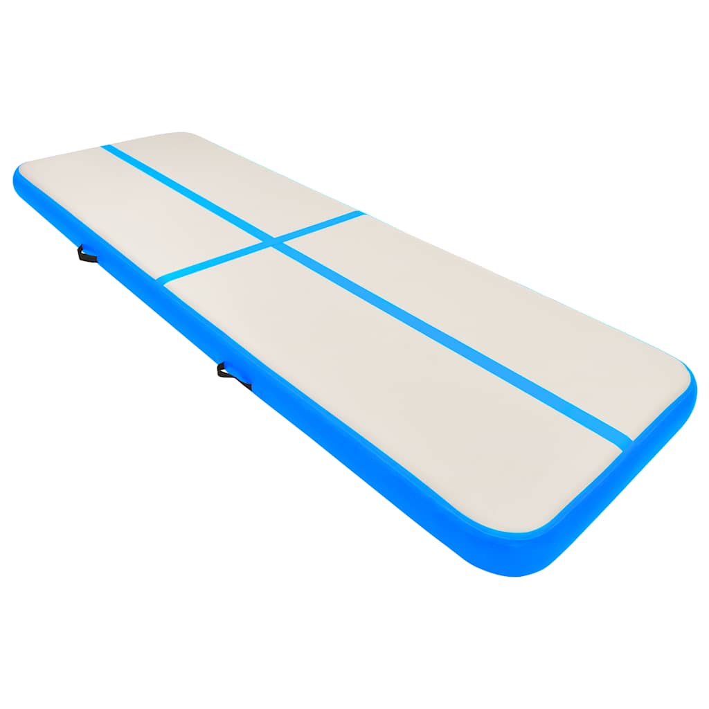 Strunjača na napuhavanje s crpkom 300 x 100 x 15 cm PVC plava