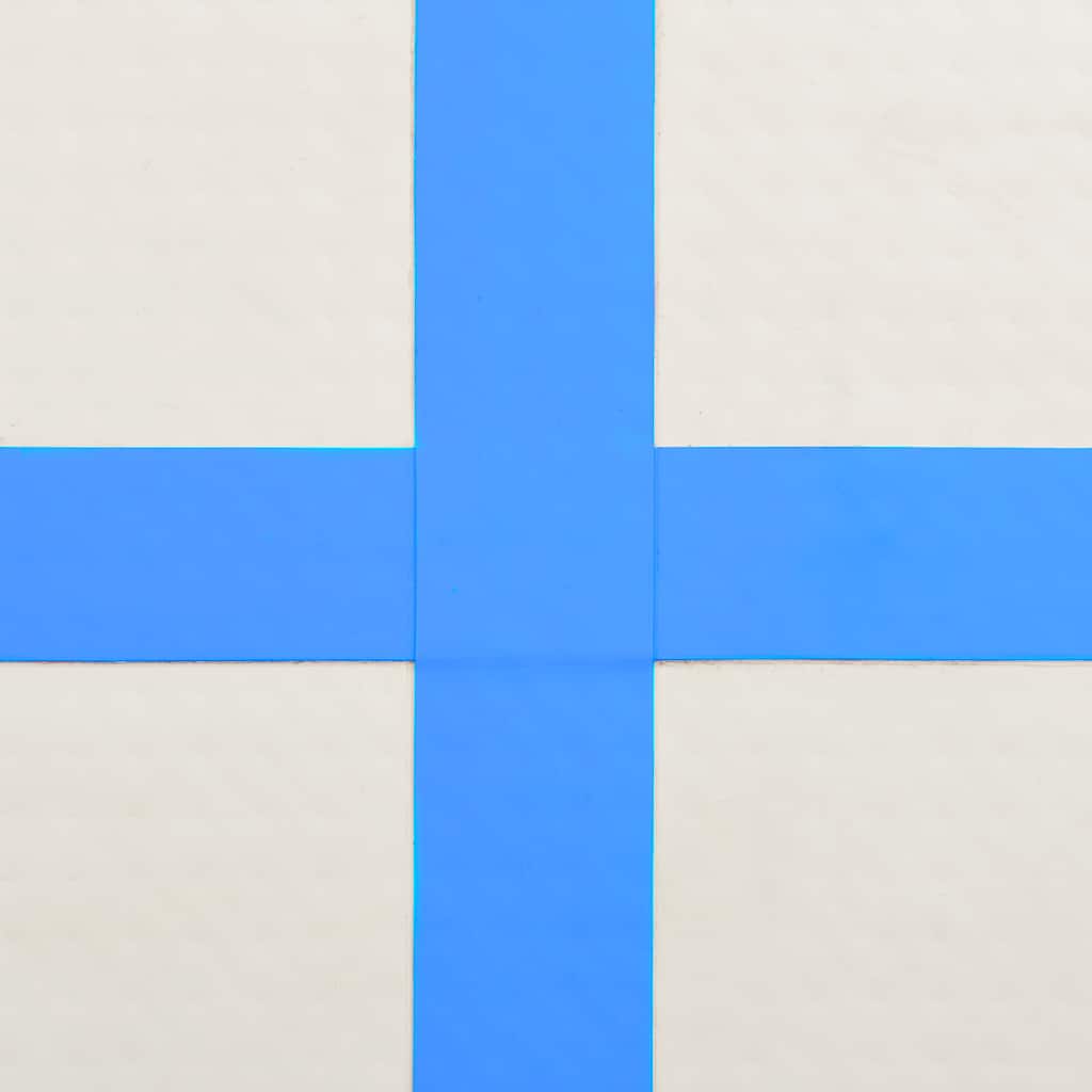 Strunjača na napuhavanje s crpkom 400 x 100 x 15 cm PVC plava