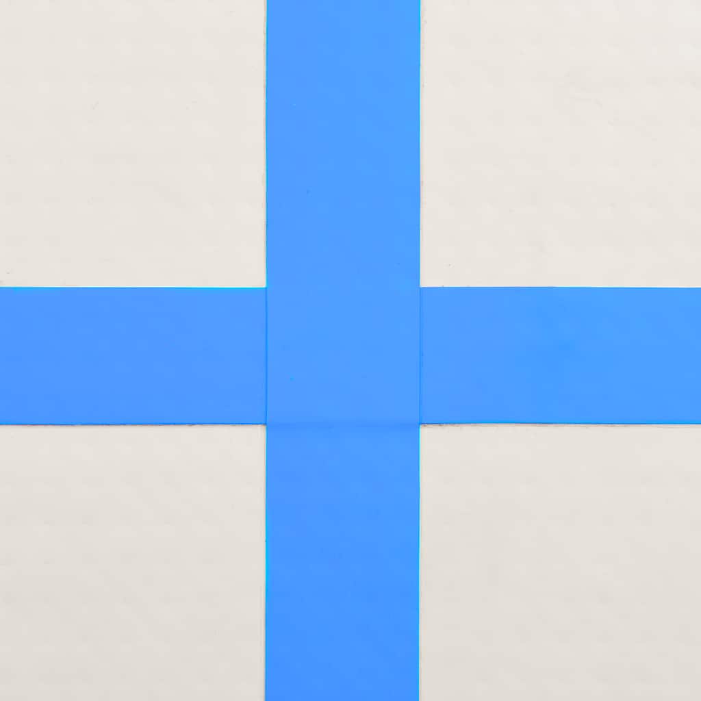 Strunjača na napuhavanje s crpkom 600 x 100 x 15 cm PVC plava