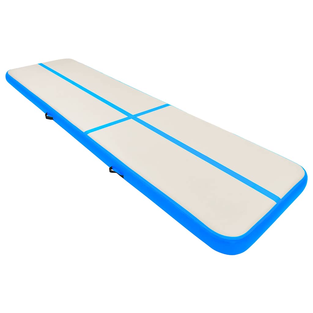 Strunjača na napuhavanje s crpkom 800 x 100 x 15 cm PVC plava