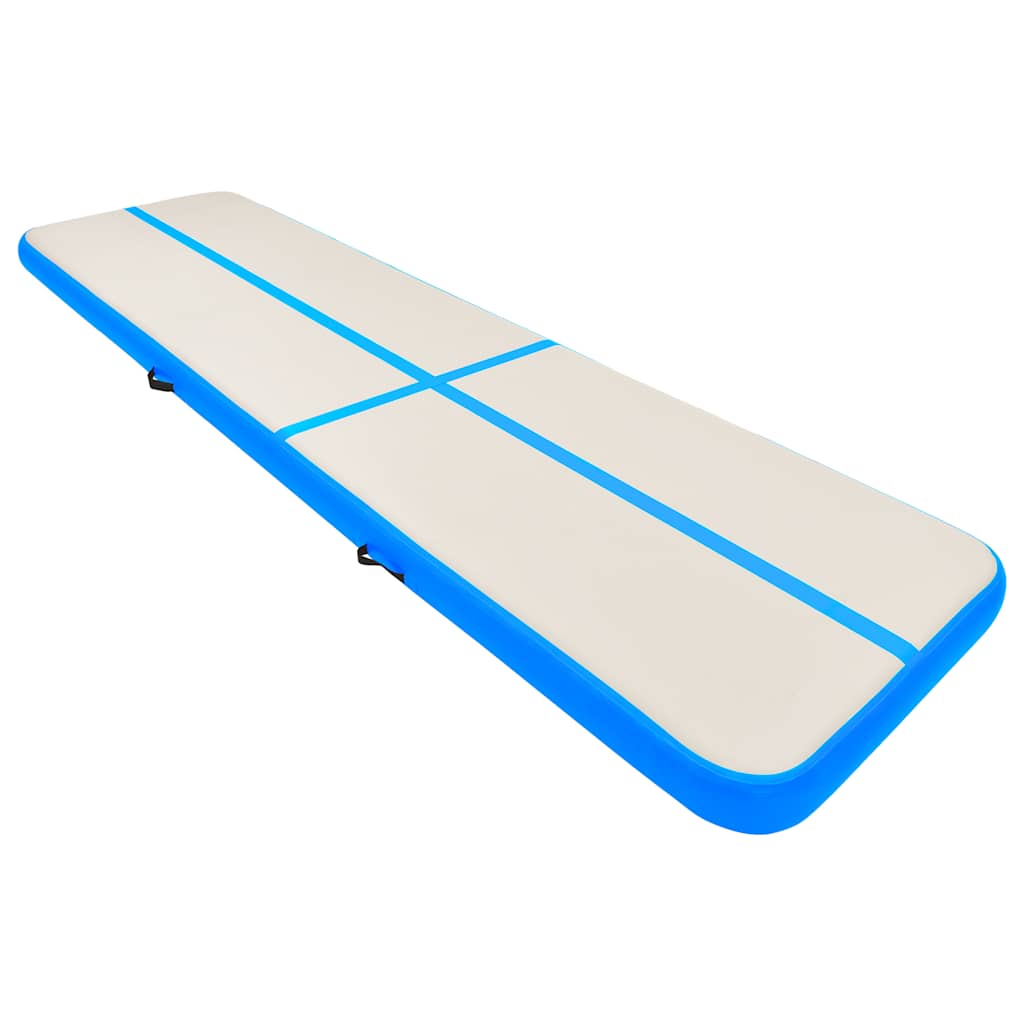 Strunjača na napuhavanje s crpkom 800 x 100 x 20 cm PVC plava