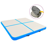 Strunjača na napuhavanje s crpkom 200 x 200 x 15 cm PVC plava