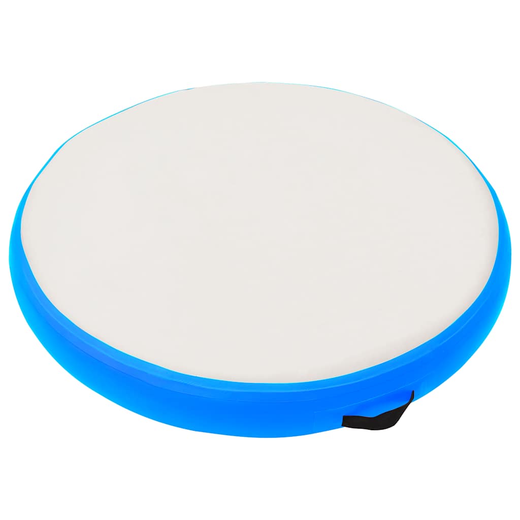 Gimnastička prostirka na napuhavanje 100x100x15 cm PVC plava