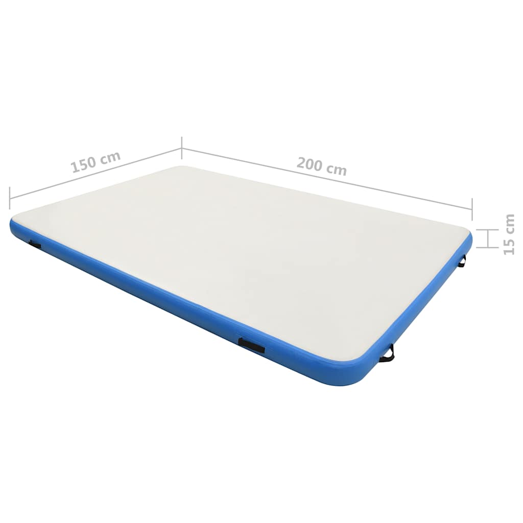 Plutajuća platforma na napuhavanje plavo-bijela 200x150x15 cm