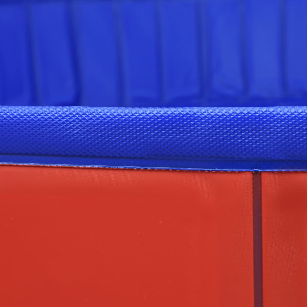 Sklopivi bazen za pse crveni 300 x 40 cm PVC