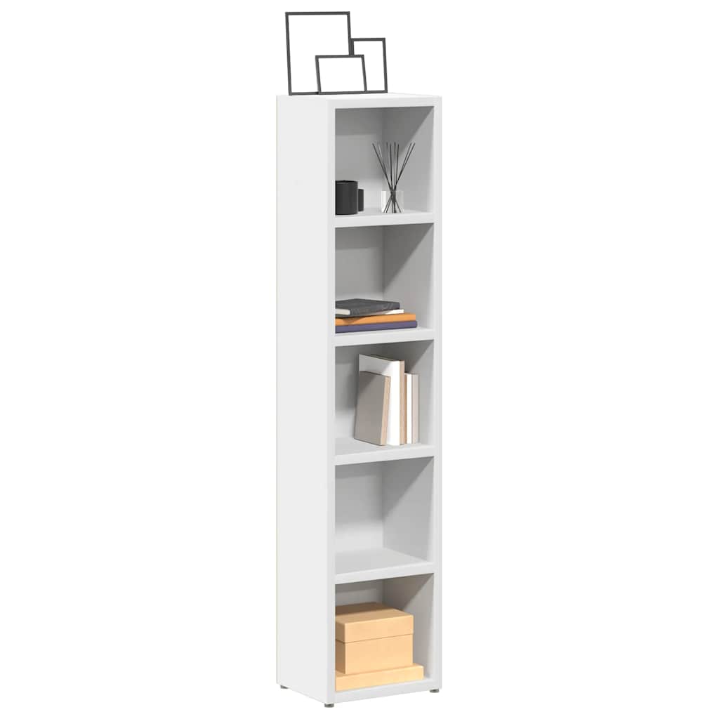 Ormarići za CD-ove 2 kom bijeli 21 x 16 x 93,5 cm od iverice