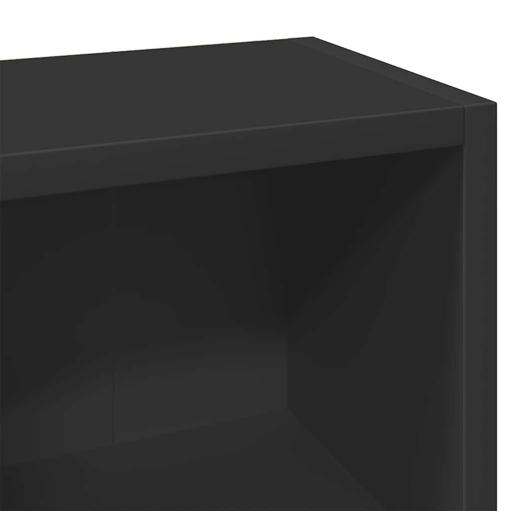 Ormarići za CD-ove 2 kom crni 21 x 16 x 93,5 cm od iverice