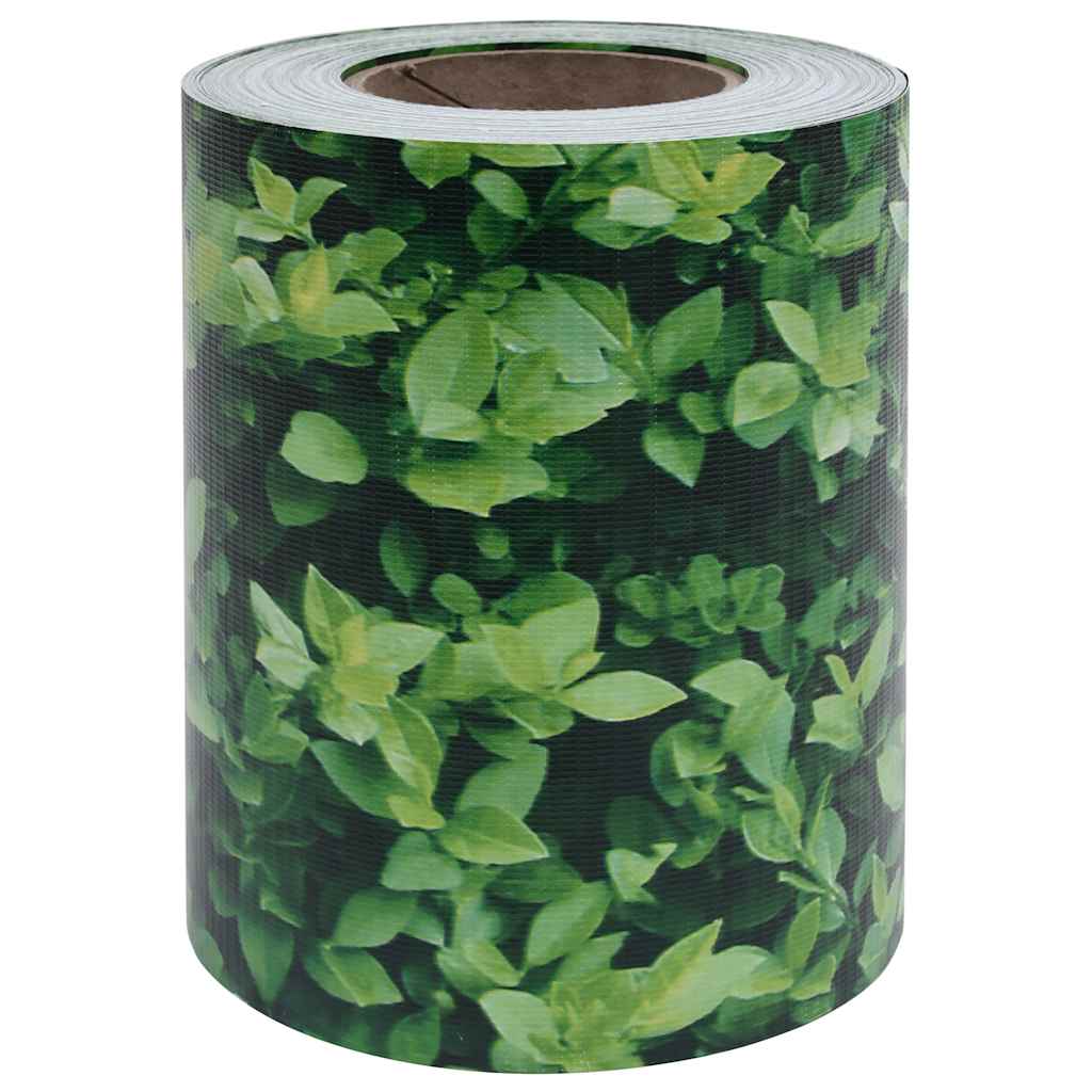 Vrtni zaslon za privatnost PVC 70 x 0,19 m zeleni