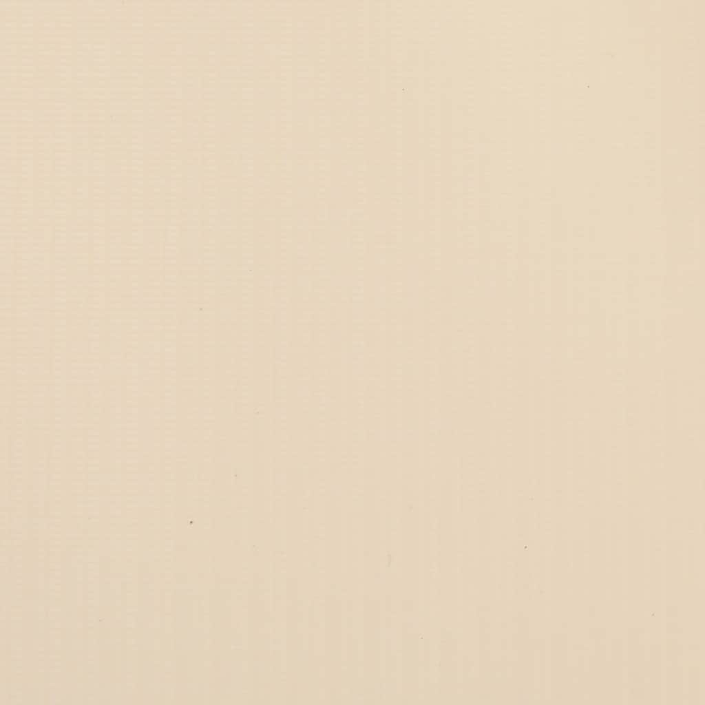 Vrtni zaslon za privatnost PVC 35 x 0,19 m krem