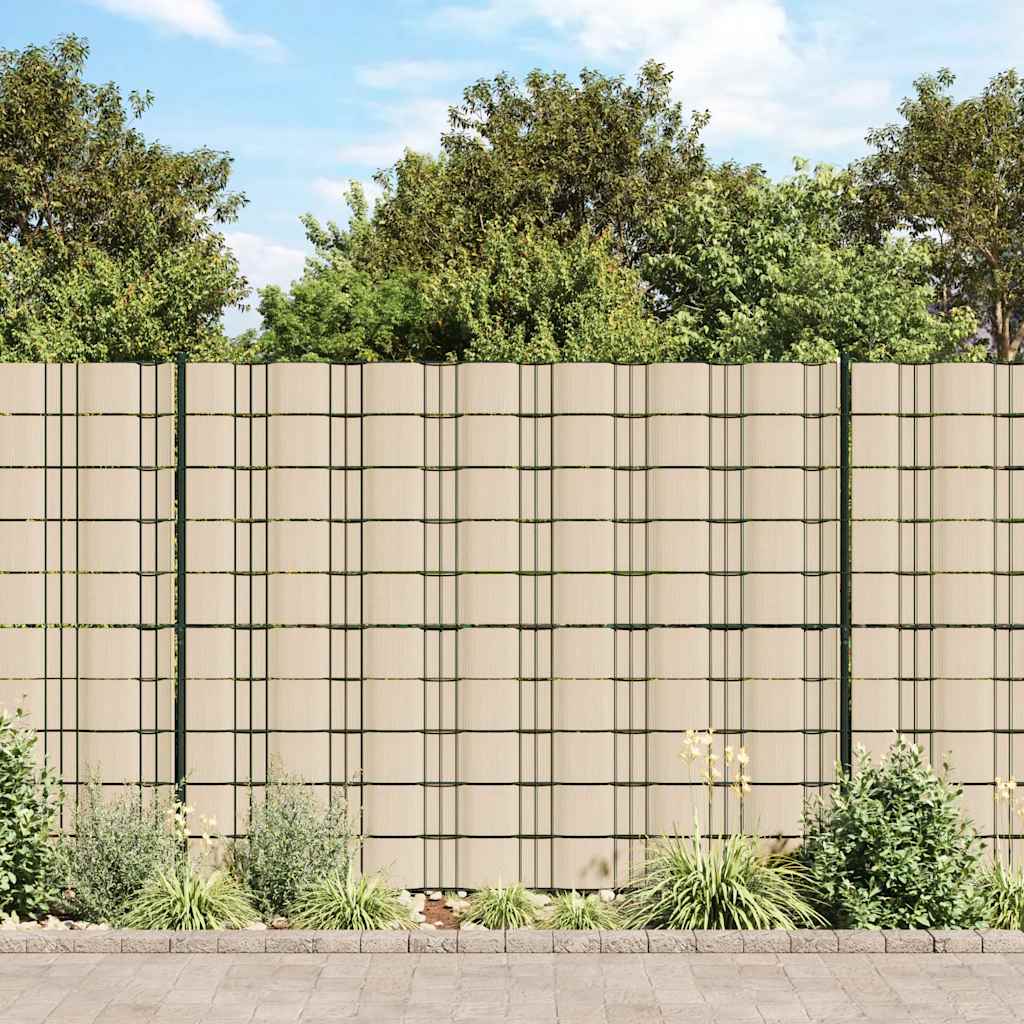Vrtni zaslon za privatnost PVC 70 x 0,19 m krem