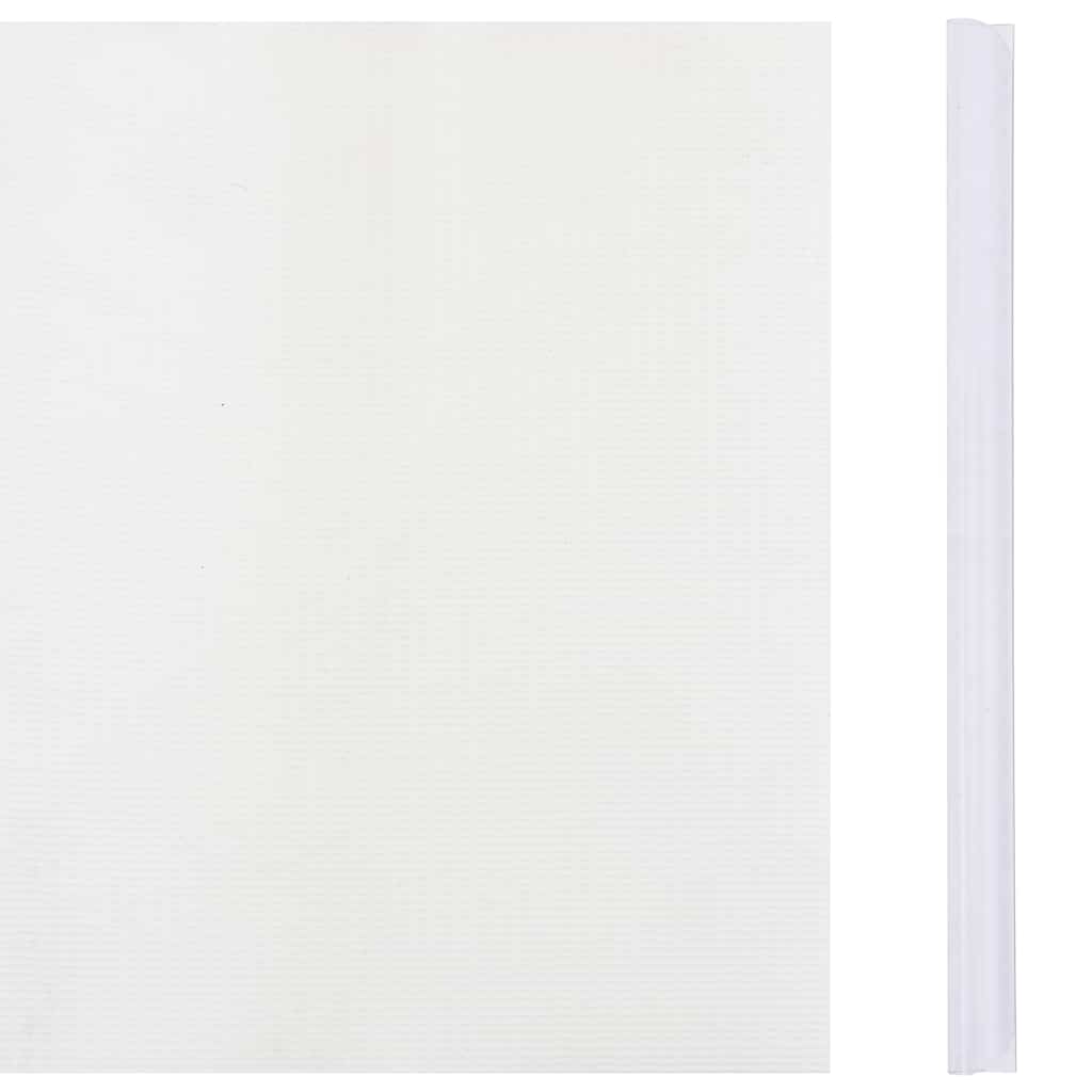 Vrtni zaslon za privatnost PVC 35 x 0,19 m bijeli