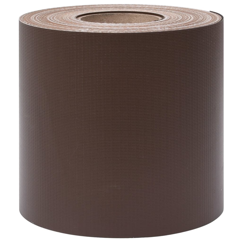 Vrtni zaslon za privatnost PVC 35 x 0,19 m smeđi