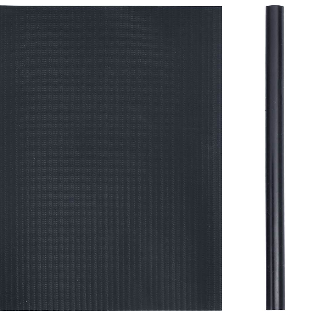 Vrtni zaslon za privatnost PVC 35 x 0,19 m mat tamnosivi